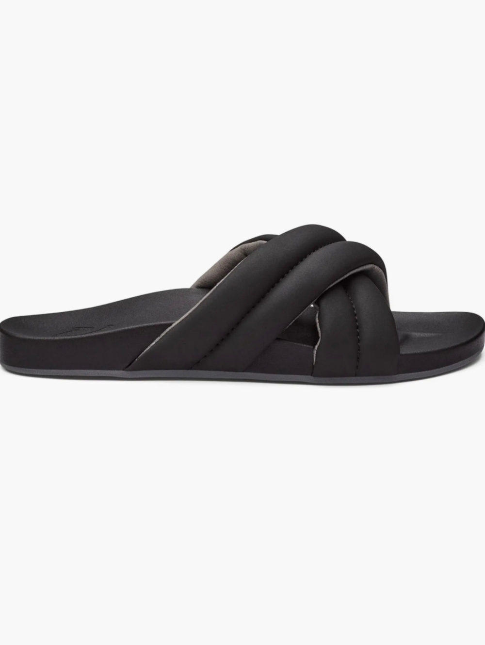 Olukai Hila Water Resistant Black Slide Sandals Size 9 - Picture 2 of 11